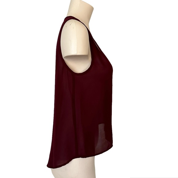 Women’s Sheer Chiffon Top M - Picture 2 of 4